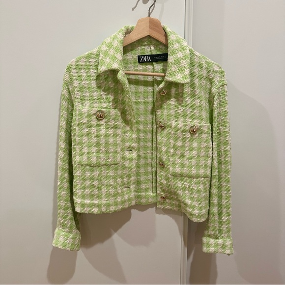 Zara Houndstooth Jacket - Picture 1 of 10